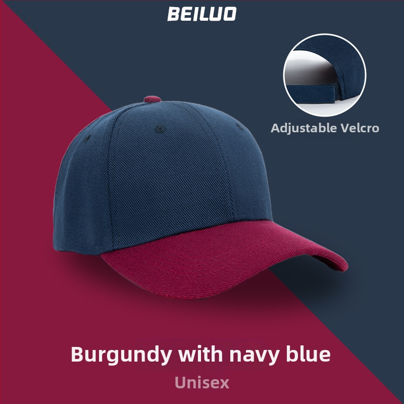 Bavlnená šiltovka s veľkým šiltom, kupolovitá koruna a vlastný vyšitý logotyp pre zamestnancov obchodu s mliečnym čajom