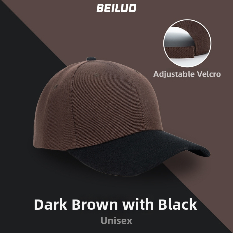 Bavlnená šiltovka s veľkým šiltom, kupolovitá koruna a vlastný vyšitý logotyp pre zamestnancov obchodu s mliečnym čajom