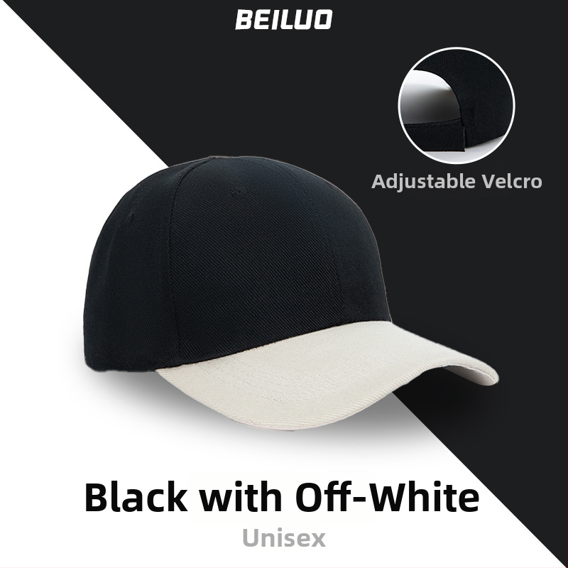 Bavlnená šiltovka s veľkým šiltom, kupolovitá koruna a vlastný vyšitý logotyp pre zamestnancov obchodu s mliečnym čajom