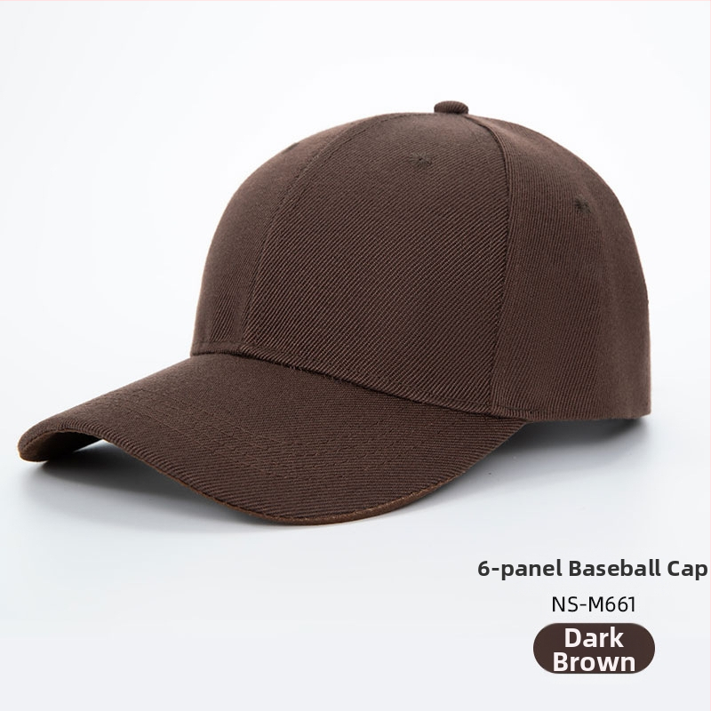 Bavlnená šiltovka s veľkým šiltom, kupolovitá koruna a vlastný vyšitý logotyp pre zamestnancov obchodu s mliečnym čajom