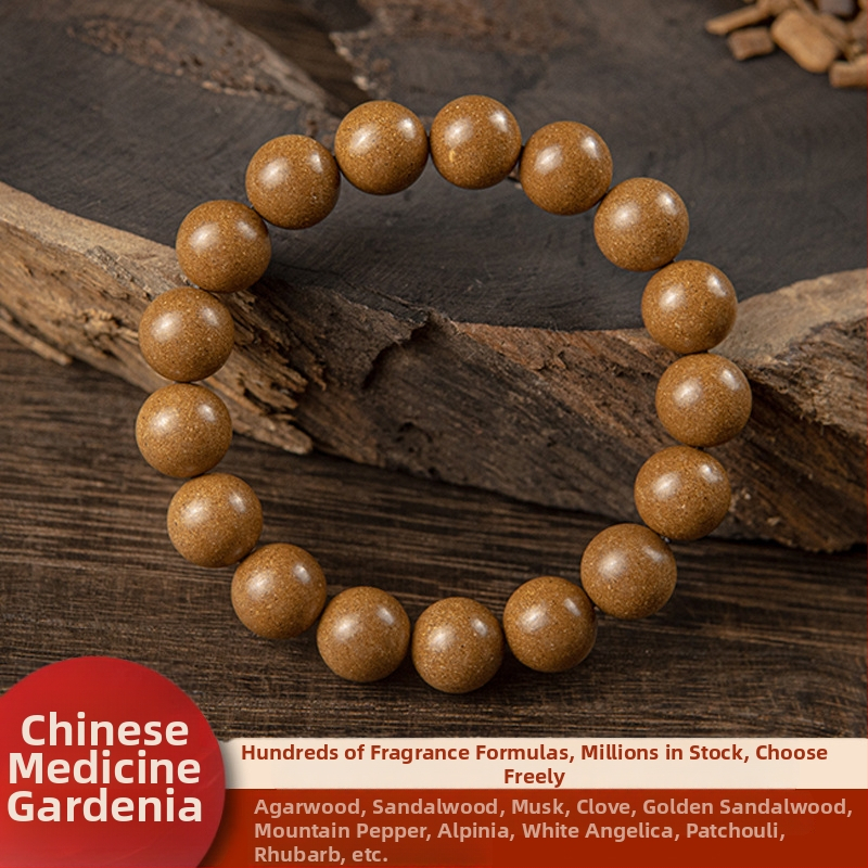 Kézzel készített kínai stílusú illatos karkötő aromás gyöngyökkel és természetes kínai gyógyfüvekkel, 2025 tavasz