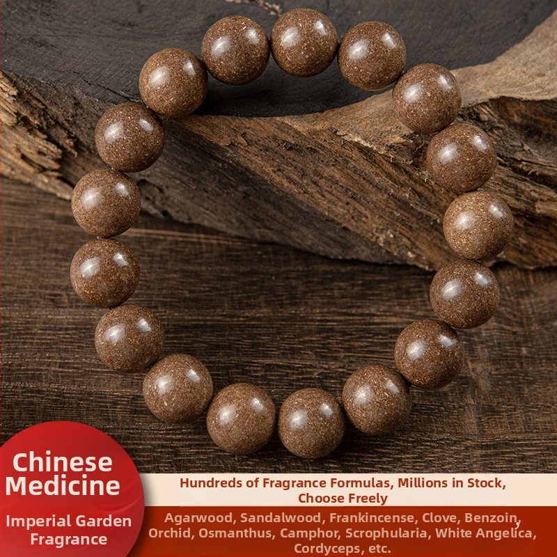 Kézzel készített kínai stílusú illatos karkötő aromás gyöngyökkel és természetes kínai gyógyfüvekkel, 2025 tavasz