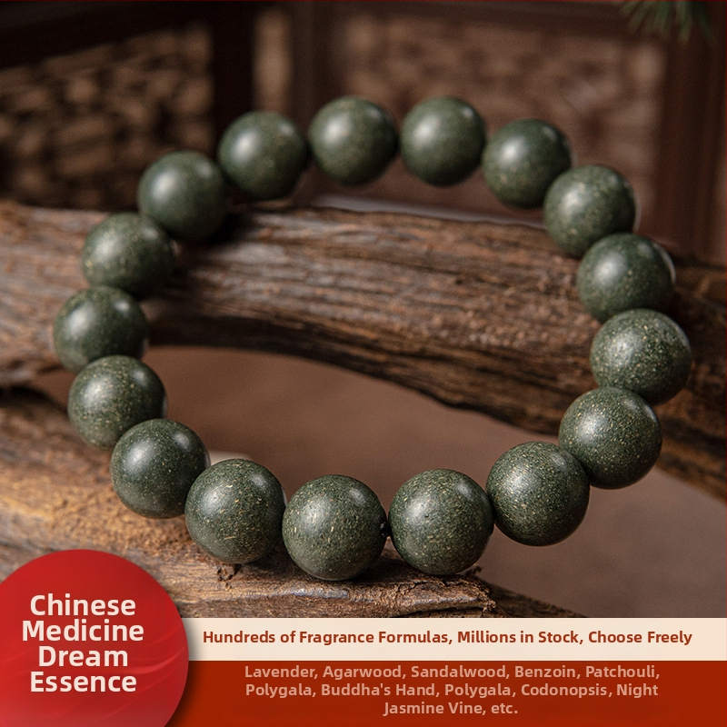 Kézzel készített kínai stílusú illatos karkötő aromás gyöngyökkel és természetes kínai gyógyfüvekkel, 2025 tavasz