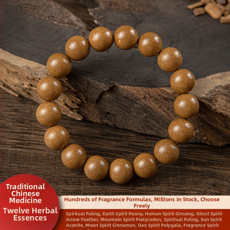 Kézzel készített kínai stílusú illatos karkötő aromás gyöngyökkel és természetes kínai gyógyfüvekkel, 2025 tavasz