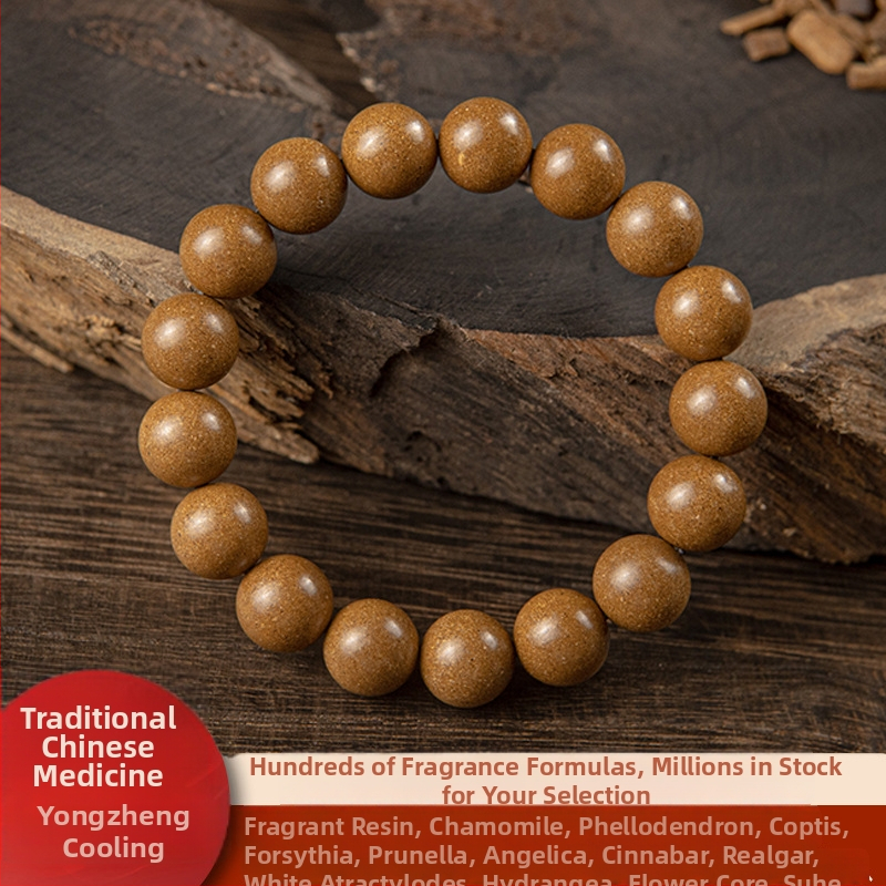 Kézzel készített kínai stílusú illatos karkötő aromás gyöngyökkel és természetes kínai gyógyfüvekkel, 2025 tavasz