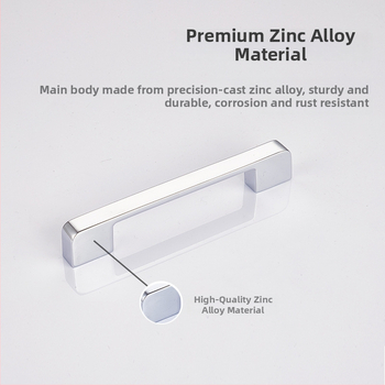 Mėbinių rankenėlė spintos, spintelės ir naktinio stalo durims; cinko lydinys; elektroplakavimas; šiuolaikinis minimalistinis stilius