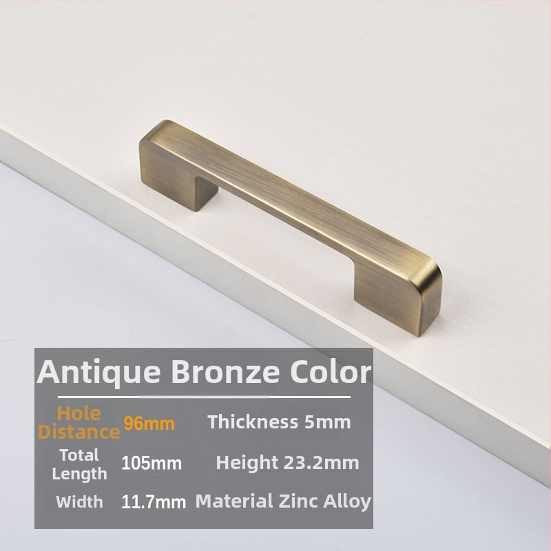 Mėbinių rankenėlė spintos, spintelės ir naktinio stalo durims; cinko lydinys; elektroplakavimas; šiuolaikinis minimalistinis stilius