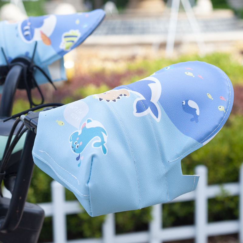 Vairo dangtis elektriniams transporteriui - pilno piršto stilius, UV apsauga, atsparus vandeniui, vėjui; Medžiaga: oda + Oxford audinys + 3D ribos