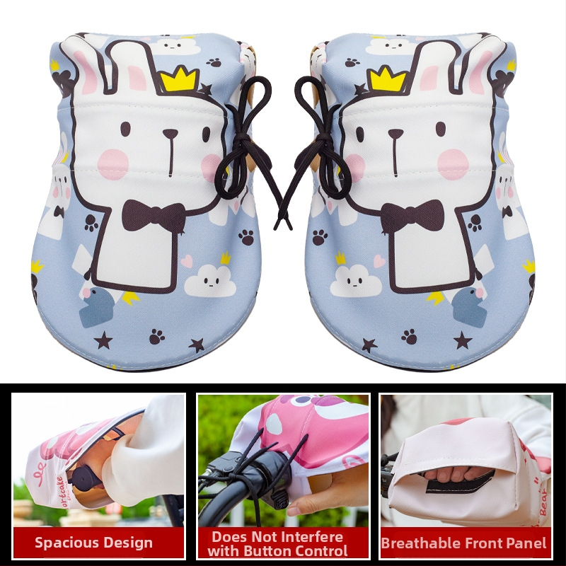 Vairo dangtis elektriniams transporteriui - pilno piršto stilius, UV apsauga, atsparus vandeniui, vėjui; Medžiaga: oda + Oxford audinys + 3D ribos