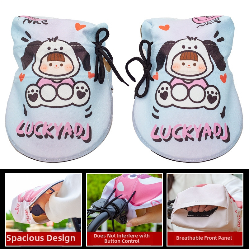 Vairo dangtis elektriniams transporteriui - pilno piršto stilius, UV apsauga, atsparus vandeniui, vėjui; Medžiaga: oda + Oxford audinys + 3D ribos