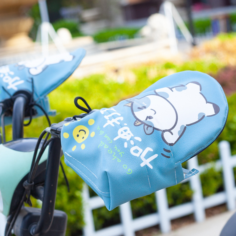 Vairo dangtis elektriniams transporteriui - pilno piršto stilius, UV apsauga, atsparus vandeniui, vėjui; Medžiaga: oda + Oxford audinys + 3D ribos