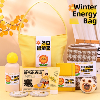 Üzleti ajándékcsomag - modern minimalist stílus, poliészter rost, ajándékdobozos csomagolás, alkalmazottak és ügyfelek számára