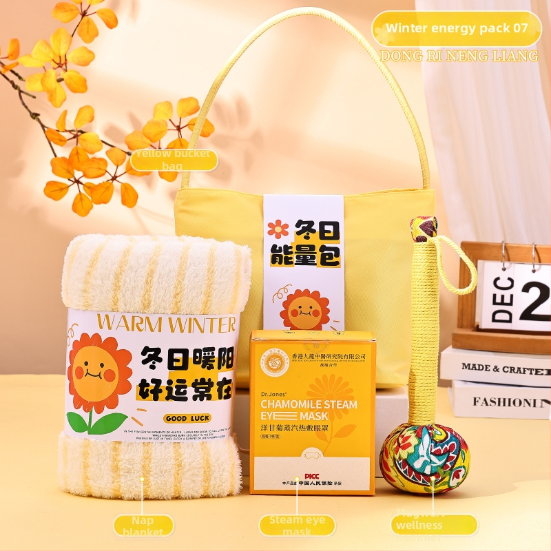 Üzleti ajándékcsomag - modern minimalist stílus, poliészter rost, ajándékdobozos csomagolás, alkalmazottak és ügyfelek számára