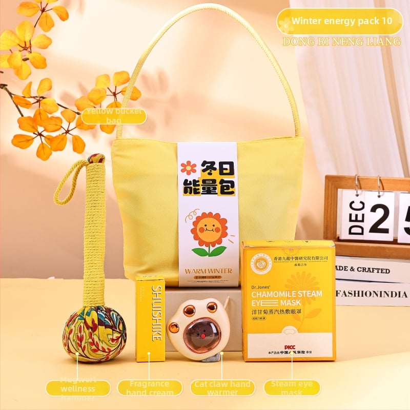 Üzleti ajándékcsomag - modern minimalist stílus, poliészter rost, ajándékdobozos csomagolás, alkalmazottak és ügyfelek számára