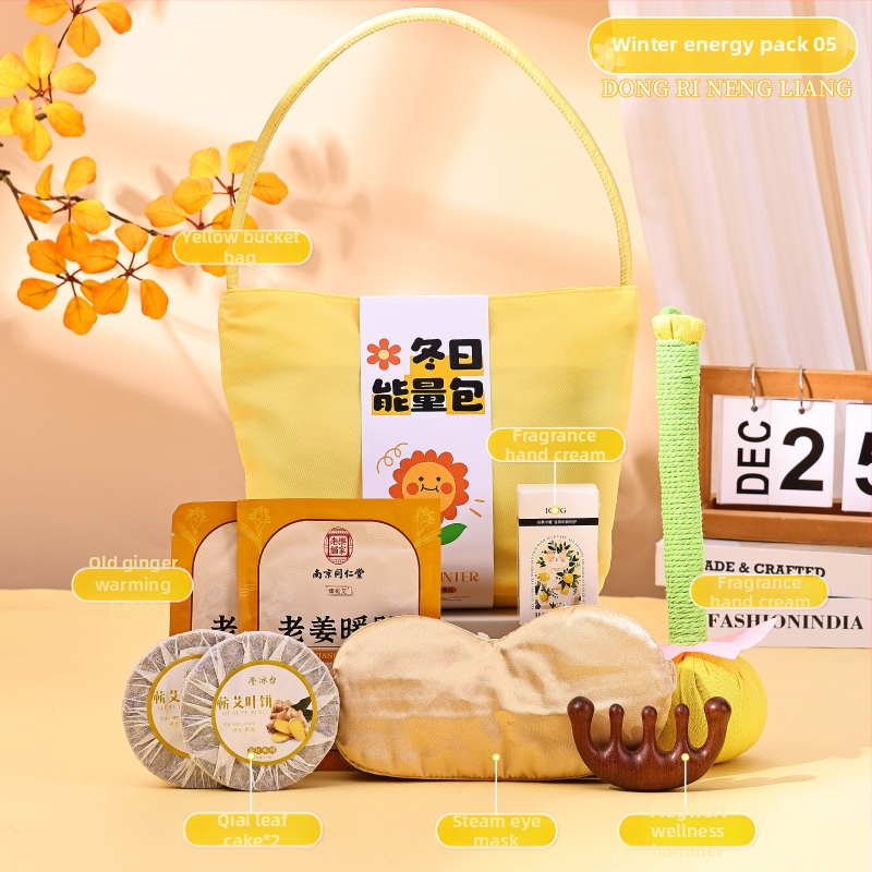 Üzleti ajándékcsomag - modern minimalist stílus, poliészter rost, ajándékdobozos csomagolás, alkalmazottak és ügyfelek számára