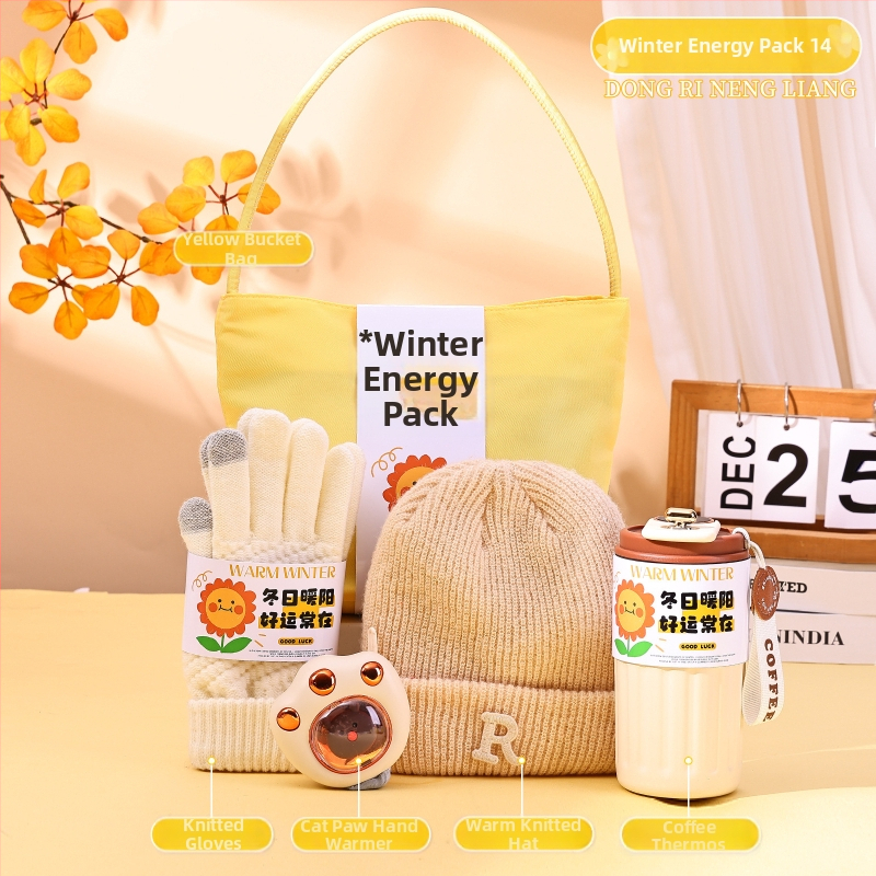 Üzleti ajándékcsomag - modern minimalist stílus, poliészter rost, ajándékdobozos csomagolás, alkalmazottak és ügyfelek számára