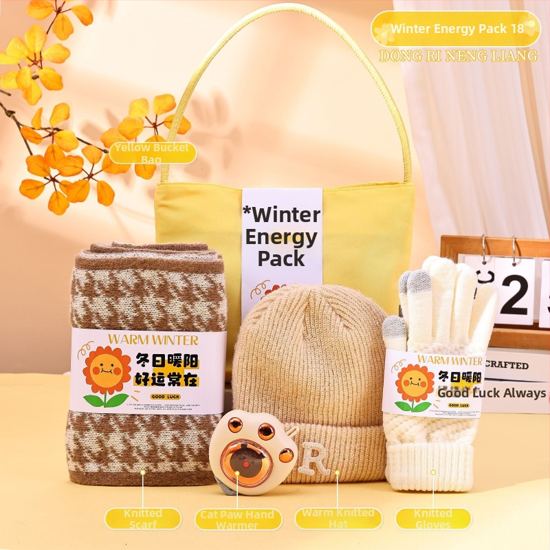 Üzleti ajándékcsomag - modern minimalist stílus, poliészter rost, ajándékdobozos csomagolás, alkalmazottak és ügyfelek számára