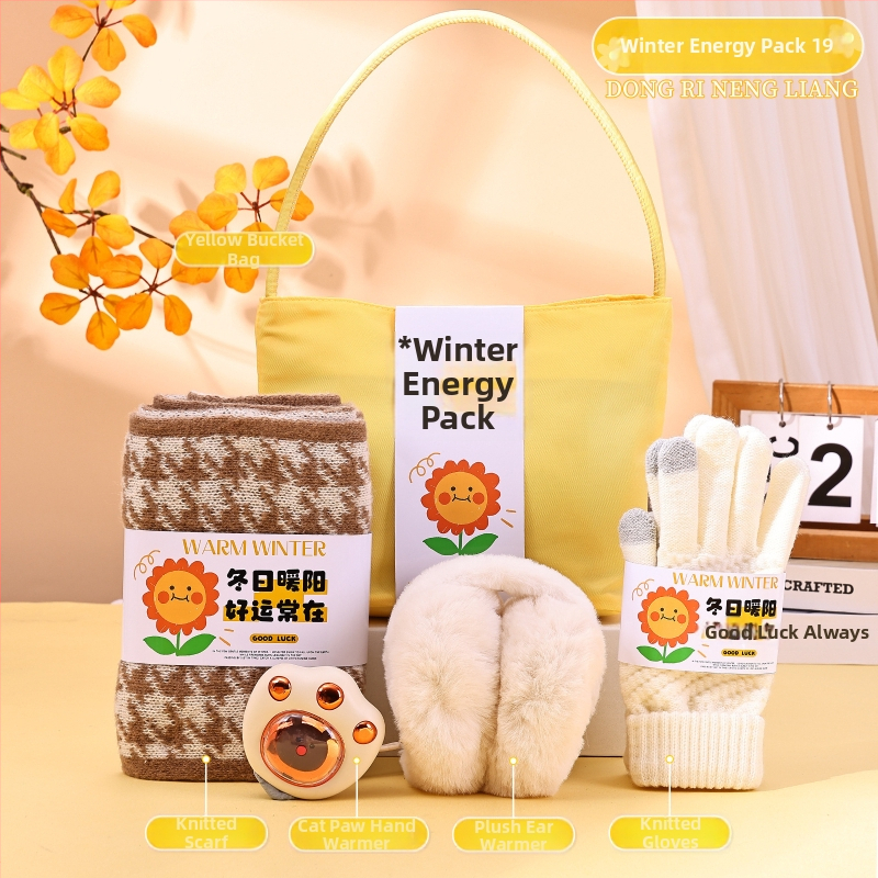 Üzleti ajándékcsomag - modern minimalist stílus, poliészter rost, ajándékdobozos csomagolás, alkalmazottak és ügyfelek számára