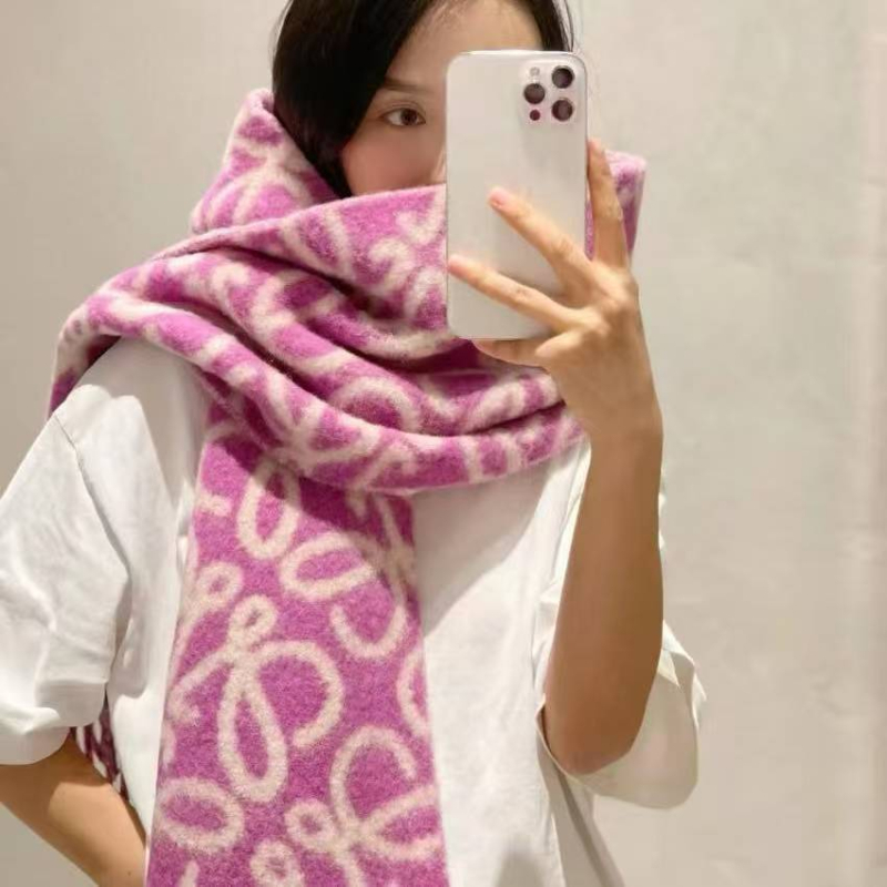 Ženski šal od umjetnog kašmira, žakardno pletenje s resicama, karirani uzorak, poliester