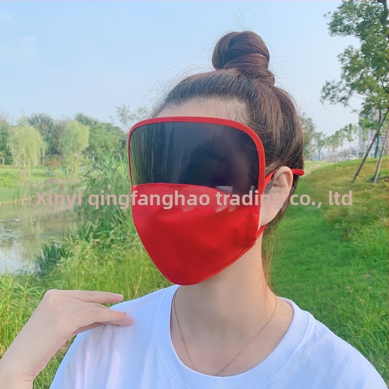 Viso veido saulės apsaugos veido kaukė, medvilnės medžiaga, pakabinamas ausims dizainas, pritaikomas spaudinimas, spausdintas logotipas, visos sezonos, unisex