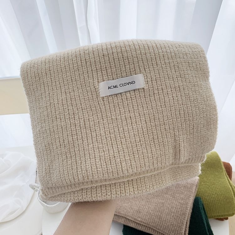 Плетен шал за жени, акрилен материал, зима 2025