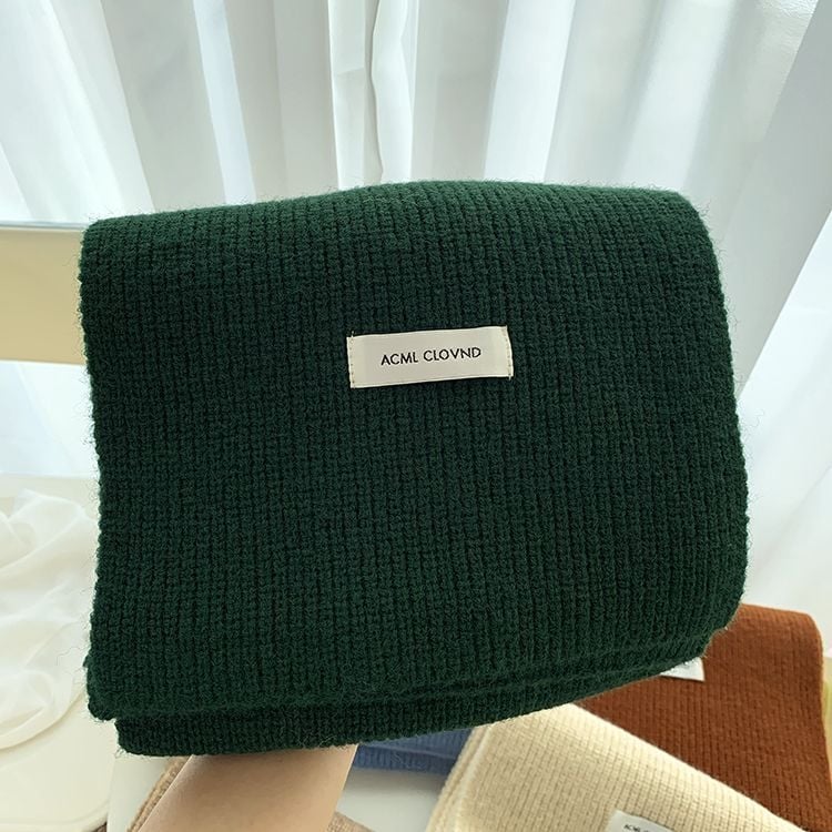 Плетен шал за жени, акрилен материал, зима 2025