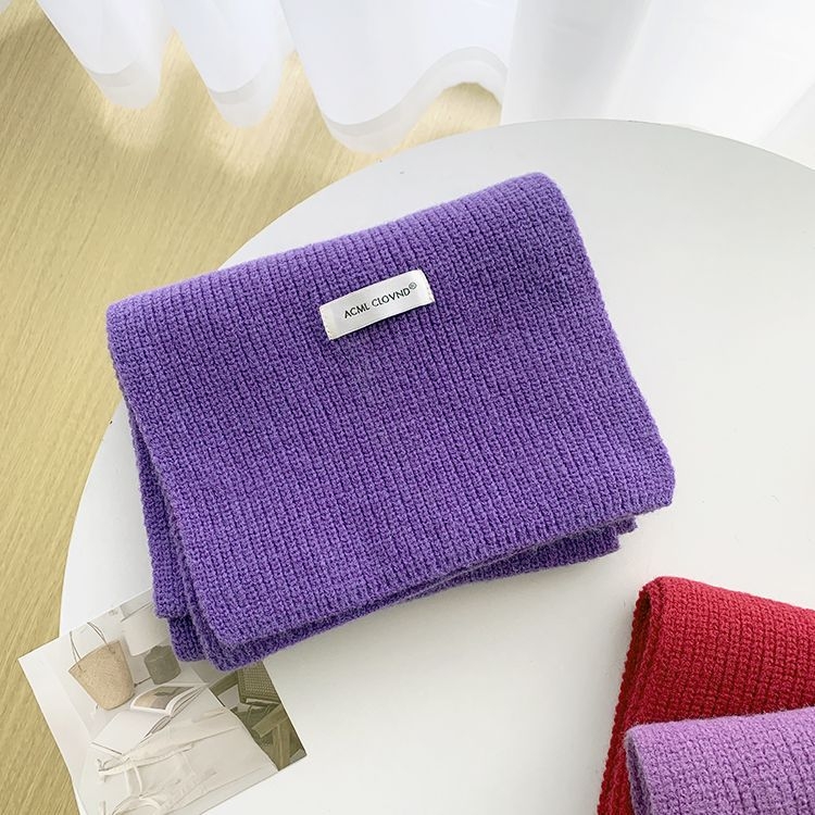 Плетен шал за жени, акрилен материал, зима 2025