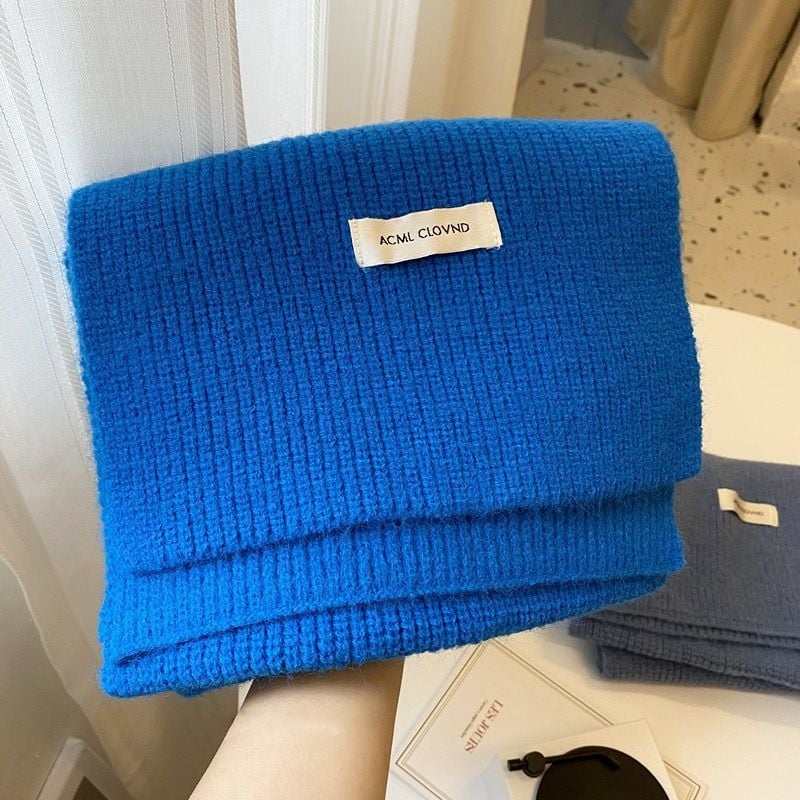 Плетен шал за жени, акрилен материал, зима 2025