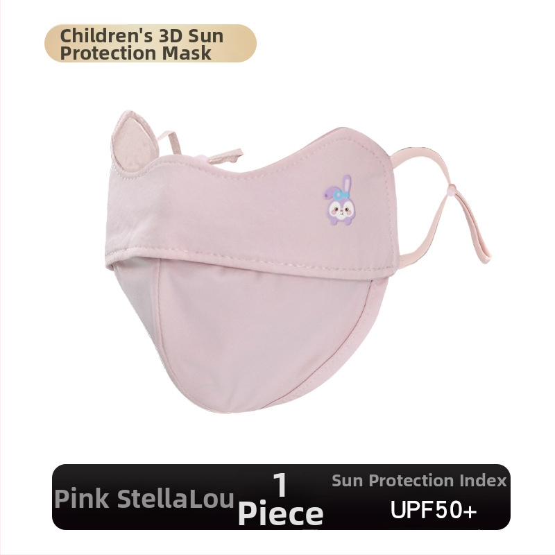 Dječja UV zaštitna maska za lice i vrat, prozračna, ultra lagana, potpuno prekrivanje lica, otporna na vjetar