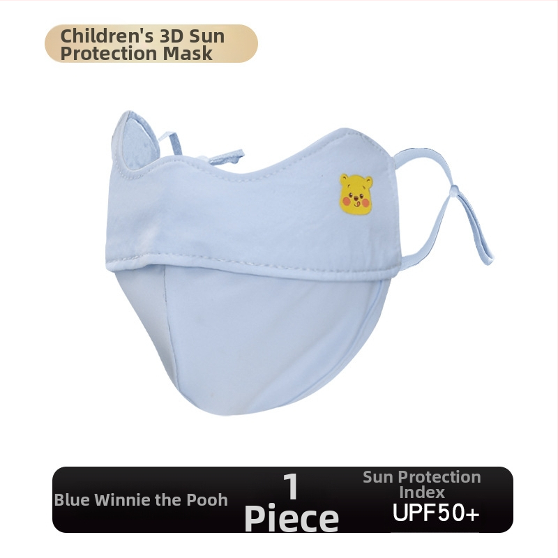 Dječja UV zaštitna maska za lice i vrat, prozračna, ultra lagana, potpuno prekrivanje lica, otporna na vjetar