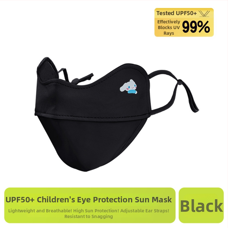 Dječja UV zaštitna maska za lice i vrat, prozračna, ultra lagana, potpuno prekrivanje lica, otporna na vjetar
