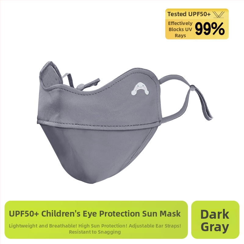 Dječja UV zaštitna maska za lice i vrat, prozračna, ultra lagana, potpuno prekrivanje lica, otporna na vjetar