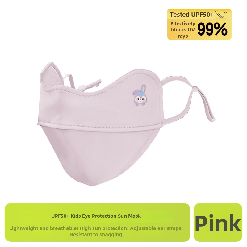 Dječja UV zaštitna maska za lice i vrat, prozračna, ultra lagana, potpuno prekrivanje lica, otporna na vjetar