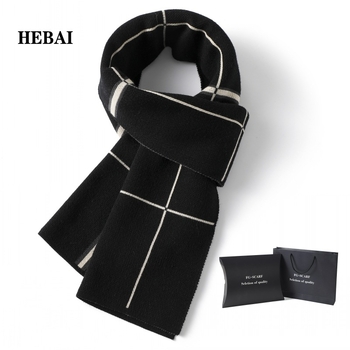 Muški šal, akrilna tkanina, twill pleteni, topao zimi, britanski stil
