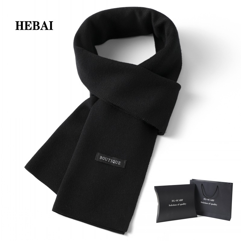Muški šal, akrilna tkanina, twill pleteni, topao zimi, britanski stil