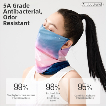 Dviračių kaukė, vėjo atspari, iš ledinio šilko nailono, vyriška