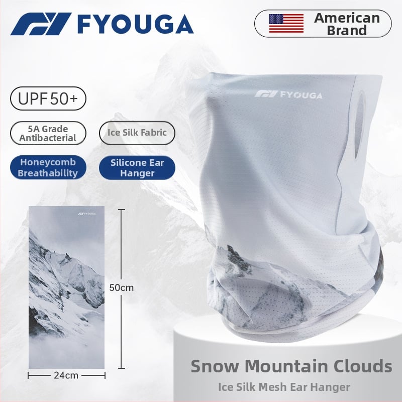 Dviračių kaukė, vėjo atspari, iš ledinio šilko nailono, vyriška