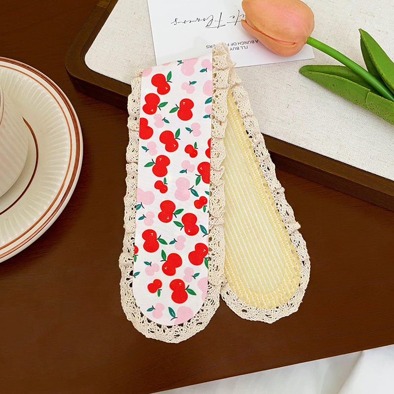 Adīta ziedu motīva matu lente, oriģinālais dizains, sieviešu stilam, pavasaris 2025