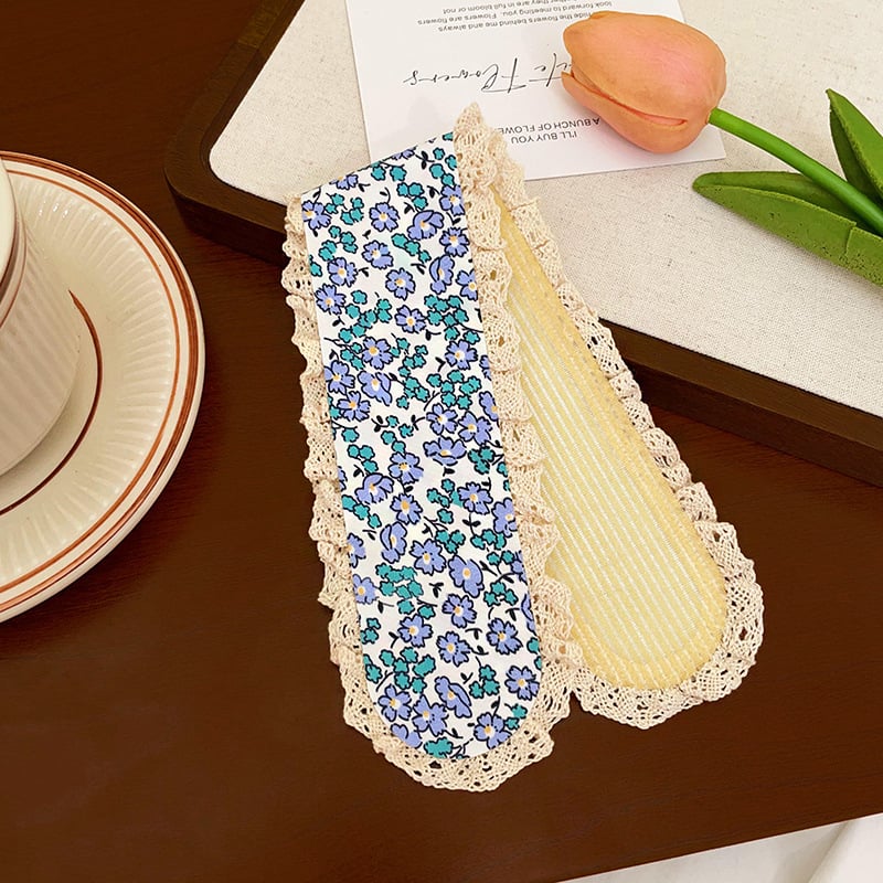 Adīta ziedu motīva matu lente, oriģinālais dizains, sieviešu stilam, pavasaris 2025