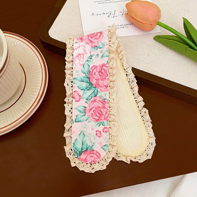 Adīta ziedu motīva matu lente, oriģinālais dizains, sieviešu stilam, pavasaris 2025