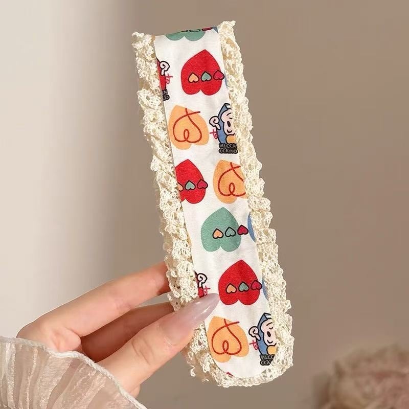 Adīta ziedu motīva matu lente, oriģinālais dizains, sieviešu stilam, pavasaris 2025