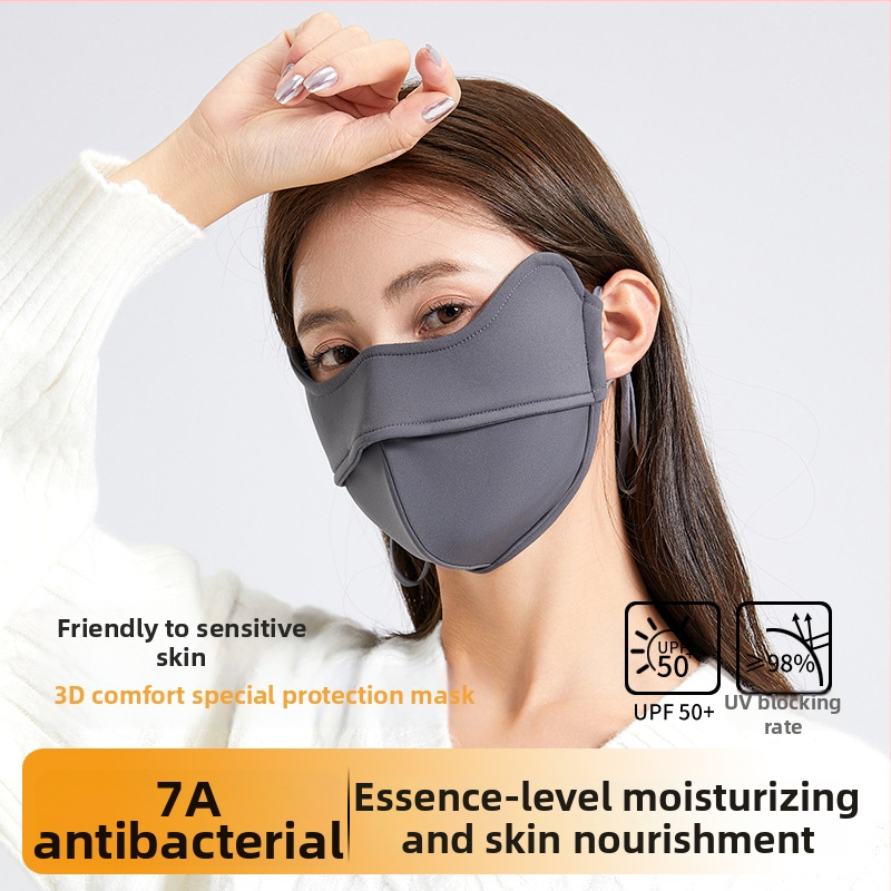 Fishbone маска за лице за зимно колоездене на открито – подплатена с флис, дишаща, UV защита, ветроустойчива