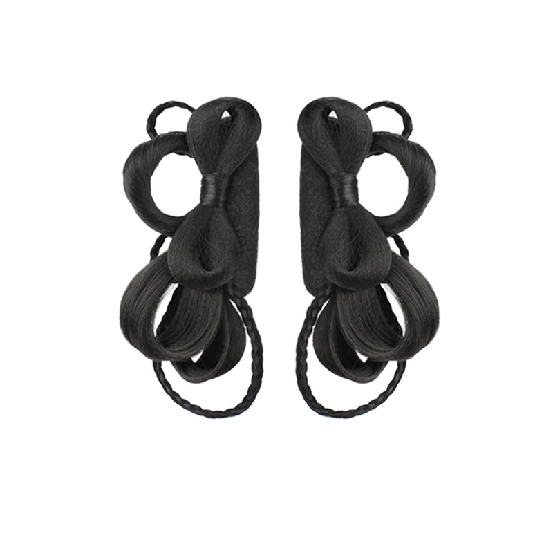 Klasiskā Han dinastijas meitenes parūka, īsa, no vietējās zīdes, palielina apjomu, nav krāsojama vai perm