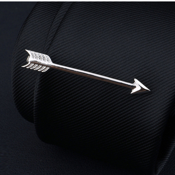 Мъжки клип за вратовръзка с дизайн на цвете за яка, персонализирана обработка, индивидуално опаковано