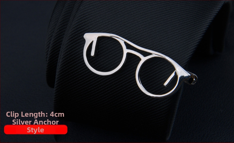 Мъжки клип за вратовръзка с дизайн на цвете за яка, персонализирана обработка, индивидуално опаковано