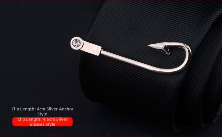 Мъжки клип за вратовръзка с дизайн на цвете за яка, персонализирана обработка, индивидуално опаковано