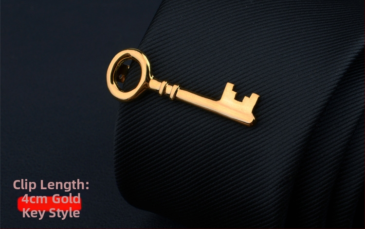 Мъжки клип за вратовръзка с дизайн на цвете за яка, персонализирана обработка, индивидуално опаковано