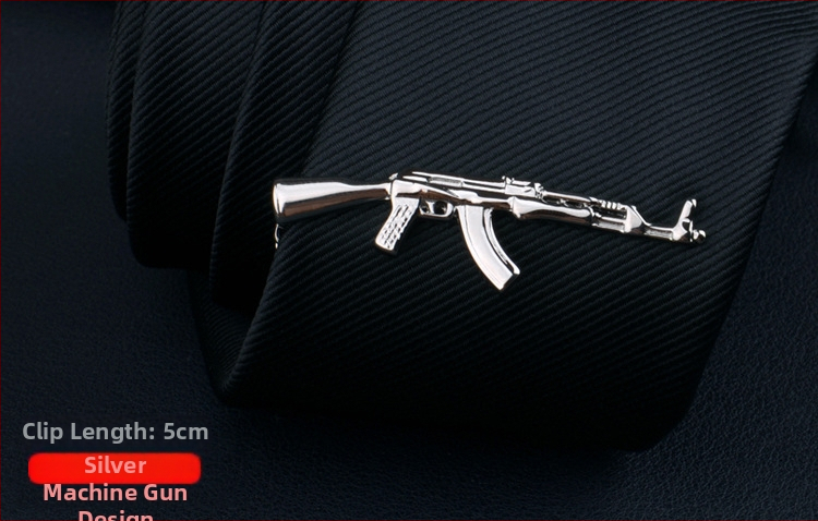 Мъжки клип за вратовръзка с дизайн на цвете за яка, персонализирана обработка, индивидуално опаковано