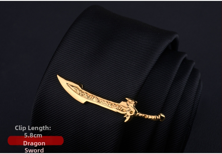 Мъжки клип за вратовръзка с дизайн на цвете за яка, персонализирана обработка, индивидуално опаковано