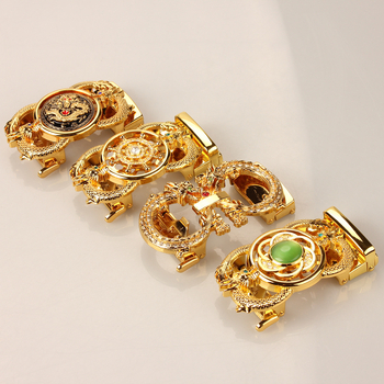 Мъжка автоматична катарама за колан, правоъгълна сплав, животински принт